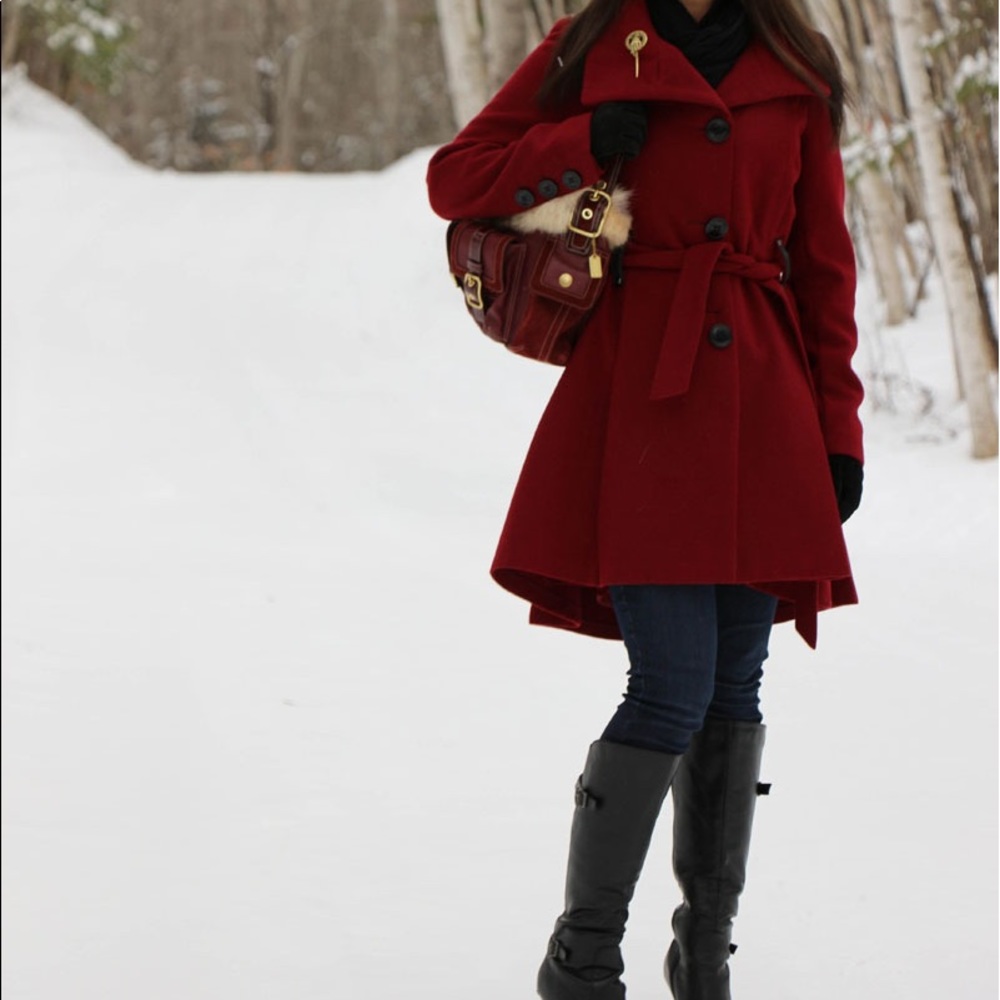 NWOT Steve Madden Red Tart Coat from ModCloth